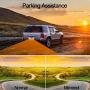 AMTIFO AM-W50 HD Wireless Backup Camera with 5 Inch Monitor License Plate Reverse Camera for Cars,SUVs,Minivans,Parking Camera Crystal Clear Image IP69 Waterproof Super Night Vision