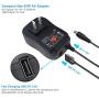 Belker 45W 5V 6V 7.5V 9V 12V 13.5V 15V Universal AC DC Power Supply Adapter for Household Electronics LED Light Strip - 1A 2A 3A 3000mA Amp - Fast USB Charging Port 5V 2A 2.4A