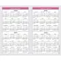 Graphique 2021 Fun Pattern 2 Year Planner — 29-Month Planner in 4 Languages, Includes Notes, Reference Pages, Public and Culturally Significant Holidays, 3.75'' x 6'', Model Number: 2Y02021