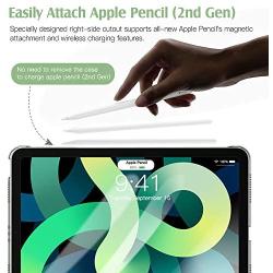 TiMOVO Case for New iPad Air 4th Generation, iPad Air 4 Case (10.9-inch, 2020), [Support 2nd Gen Apple Pencil Charging] Slim Stand Protective Cover Shell with Auto Wake/Sleep - Green