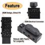 9L3Z-I4A70I-AA Power Seat Switch Compatible with Ford Lincoln Mercury - Escape Expedition Explorer F-150 F-250 F-350 MKX Mariner Milan Mountaineer - Replaces SW7258 PSW5 Seat Switch-Adjusting Front