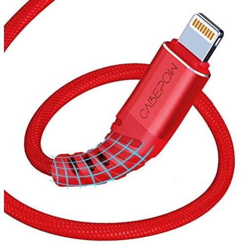 iPhone Charger 6ft, 2 Pack Long Lightning Cable 6 Foot Nylon Braided Charging & Syncing iPhone Charger Cord 6 feet Compatible with iPhone Xs/XR/XS Max/X/7/7Plus/8/8Plus/6S/6SPlus