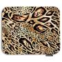 Moslion Leopard Mouse Pad Nature Wildlife Animal Tiger Skin Black Brown Fur Feather Gaming Mouse Pad Rubber Large Mousepad for Computer Desk Laptop Happy Fathers Day 7.9x9.5 Inch