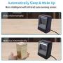 Handsfree 2D 1D Barcode Scanner,Alacrity QR Omnidirectional Desktop Bar Code Reader Scanner, Capture Barcodes from Mobile Phone Screen, Black