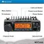 Midland 40 Watt GMRS MicroMobile Two-Way Radio - Long Range Walkie Talkie, 8 Repeater Channels, 142 Privacy Codes