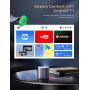VANKYO GO200 Smart Mini Projector with Bluetooth & 1080P Supported, Rechargeable DLP Wi-Fi Pico Projector with Android 7.1, HDMI, USB, Compatible with iPhone, Android, Laptop for Home & Outdoor
