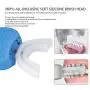 Automatic Massage Whitening Toothbrush IPX7 Waterproof Long Standby Charging Portable 360° Ultrasonic Electric Lazy Toothbrush, With LED Blue Light Whitening Lamp, Convenience Durable Clean (Blue)