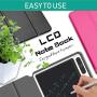 Aibecy 10in LCD Electronic Memo and Writing Tablet for Elderly and Children Write to Communicate Portable Intelligent Blackboard with Leather Case