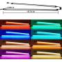 NEON RGB LED Strip for PC, RGB LED Strip for 12V 4-Pin RGB LED headers, Compatible with ASUS Aura RGB, MSI Mystic Light, ASROCK Aura RGB Motherboard, Come with 12pcs Strong Magnetic Brackets