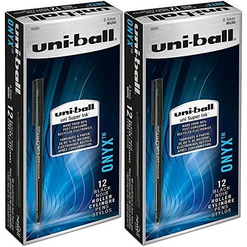 UBC60040 - uni-ball Onyx Rollerball Pens