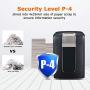 Bonsaii 240-Minute Heavy Duty Paper Shredder, 18-Sheet Cross-Cut for CDs/Credit Cards with Jam Proof System, 7.9 Gallons Pullout Wastebasket and 4 Casters, Black (3S30)