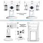 AboveTEK Retail Kiosk iPad Stand, 360° Rotating Commercial Tablet Stand, 6-13.5'' Ipad Mini Pro-Business Tablet Holder, Swivel Design for Store POS Office Showcase Reception Kitchen Desktop (White)