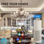 E12 Candelabra LED Smart Bulb, Dimmable WiFi Light Bulbs 5W(40W Equivalent), RGB Color Changing, Tunable White 2700K-6500K, Compatible with Alexa, Google Assistant, Chandelier Ceiling Fan Bulbs 4 Pack