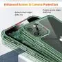 ESR Air Armor Designed for iPhone 11 Pro Max Case [Shock-Absorbing] [Scratch-Proof] [Military Grade Protection] Hard PC + Flexible TPU Frame, for The iPhone 11 Pro Max (2019), Transparent Dark Green