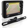 Wireless Rear View Backup Camera - 4.3” LCD Monitor Built-in Distance Scale Lines Parking/Reverse Assist w/ Adjustable Slim Bar Cam Marine Grade Waterproof Night Vision LEDs - Pyle PLCM4375WIR_0, BLACK