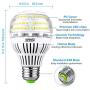 (Upgrade) 17W (150-200 Watt Equivalent) A19 Dimmable LED Light Bulb, 2500 Lumens Bright Led Bulbs, 5000K Daylight Ceramic Light, E26 Medium Screw Base, 5-Year Warranty, SANSI