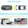 Car Rearview Camera, HD CCD Backup Camera Waterproof, Night Vision Reverse Camera with Parking Assist Line Mirror Image Parking Camera for 12V Vehicle Car Mini-Truck RV SUV Minivan Pickup Camper