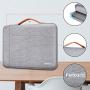Ferkurn Chromebook Sleeve 11 11.6 Inch Laptop Case Waterproof with Handle Protective Bag Compatible with MacBook Air 11.6, Stream 11.6, MacBook Pro 13, Mac 12 Retina, Surface Pro X, Light Gray
