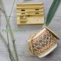 Fashionable Bamboo Charging Station for Apple Watch, AirPods Series,6 in 1 Wooden Docking Station for Multiple Device.