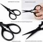 BIHRTC 3Pairs Scissors 4.5 Inch Embroidery Scissors Small and 3.6 Inch Little Sewing Scissors Stainless Steel Sharp Pointed Scissors Shears for Craft Office Household Needpoint Scissors