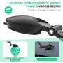 Magnetic Phone Car Mount - FITFORT Universal Dashboard Car Phone Holder with Strong Suction Cup and Comes with Air Vent Holder Compatible with Apple iPhone 11/XR/Xs/8/7/6S & Android Phones