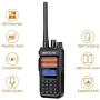 Retevis RT76P Rechargeable Walkie Talkies for Adults,Long Range Rugged Two Way Radio, 30 Channels VOX Radio,for Outdoor Camping Hunting(3 Pack)