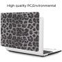 OneGet MacBook Pro 13 inch Case 2016 2017 2018 2019 Release A2159 A1989 A1706 A1708 PU Leopard Print PU Leather Hard Shell Case & Keyboard Cover&Screen Protector Compatible with MacBook Pro13(4189)