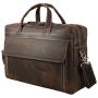 TIDING Mens Leather Business Briefcase 17'' Laptop Case Messenger Bag with YKK Metal Zipper TIDING Mens Leather Business Briefcase 17'' Laptop Case Messenger Bag with YKK Metal Zipper