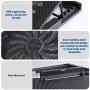 Laptop Cooling Pad, Gaming Laptop Cooler Stand with 2 Quiet Cooling Big Fans, 5 Stand Height Adjustable, Dual USB 2.0 Ports, Adjustable The Wind Speed for 11-17'' Notebook, MacBook Air Pro, Microsoft