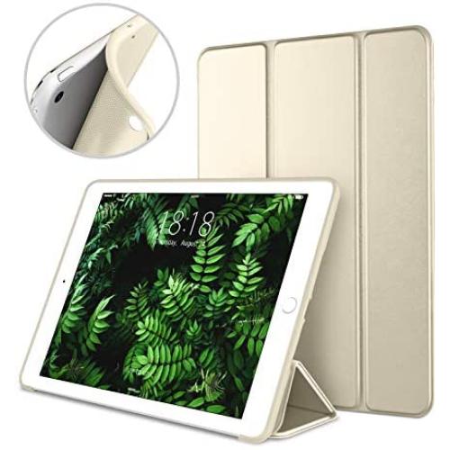 DTTO Mini Case for iPad Mini 3/2/1, (Not Compatible with Mini 5th Generation 2019) Ultra Slim Lightweight Smart Case Trifold Cover Stand with Flexible Soft TPU Back Cover [Auto Sleep/Wake],Gold