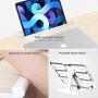 [XXL Large Size] Nulaxy Laptop Bed Tray Desk,Foldable Laptop Bed Tray Table with Storage Drawer and Book Stand for Bed & Sofa , Working, Writing, Gaming, Drawing(White Oak)