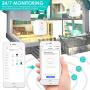 Ceiling Mount Smart Motion Sensor - Smart WiFi Motion Sensor with LED Indicator, Adjustable Angle, Compatible with The Smart Life System. Cell Phone Prompts and Alerts