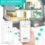 Ceiling Mount Smart Motion Sensor - Smart WiFi Motion Sensor with LED Indicator, Adjustable Angle, Compatible with The Smart Life System. Cell Phone Prompts and Alerts