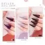 Gellen Gel Nail Polish KIT 6 Colors - Misty Rose & Midnight Series Pastel Pink Wine Tone, Rose Glitter Home Nail Art Salon Gel Manicure Set