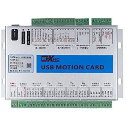 UCONTRO Mach3 USB 4 Axis CNC Motion Control Card Breakout Board 2000 KHz 2 MHz, Support Resume from Breakpoint and Spindle Speed Feedback, Work with Windows 7, 10 (4 Axis)