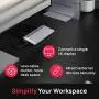 Brydge Stone II USB-C Multiport Desktop Hub | Compatible with MacOS & Windows | Single 4K Display. HDMI Out. USB-C Speeds. 7 Ports | (Space Gray)