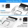 Kupton Waterproof Housing Case Compatible with GoPro HERO9 Black, 60M/196FT Underwater Protective Diving Case Shell with Bracket Mount Accessories Compatible with Hero 9 New Hero 2020