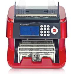 CARNATION Money Bills Counting Machine – Fast, User Friendly Bank Grade Cash Counter – 4 Counterfeit Detection Functions (UV, MG, IR, DD) - Not a Denomination Counter