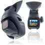 Rovi CL-6001 Magnetic Mount 1080p Full HD High Definition Panoramic Car Dash Camera Recorder with 1.5 Inch Wide Screen Wi-Fi, GPS, Loop Video Recording, Impact Detection and 360 Degree Rotation