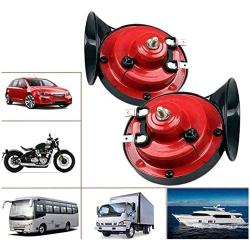 【2 Pack】 300db Train Horn for Trucks 12v Double Horn Raging Loud Air Electric Snail Single Horn Waterproof Motorcycle Snail Horn,Sound Raging Sound for Car Motorcycle.