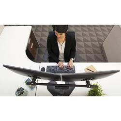 Ergotech Dual LCD Monitor Desk Mount Stand/ Two Screens up to 24''