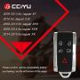 cciyu 1 X Flip Key Fob Uncut Blade (SHELL CASE) 5 Buttons Replacement for 07-15 for J aguar XF XK8 XKR XK Keyless Entry Remote Smart Key W/Insert with FCC: KR55WK45694 KR55WK49244