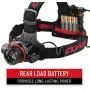Coast HL8 615 Lumens, Focusing, 4 x AA Pure Beam Focusing LED Headlamp 19649