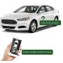 Smart Phone/Remote Key Double Control PKE Car Alarm System Passive Keyless Entry Remote Engine Start One Key Push Start Stop Button Shock Sensor Alarm (No Remote Start Only Lock/Unlock The Car)