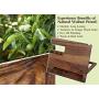 TESLYAR Natural Walnut Wood Phone Docking Station Hooks Key Holder Wallet Stand Watch Organizer Men Gift Husband Anniversary Birthday Nightstand Purse Father Graduation Male Travel Idea Gadgets Solid