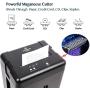 WOLVERINE 15-Sheet Super Micro Cut High Security Level P-5 Heavy Duty Paper/CD/Card Shredder for Home Office, Ultra Quiet by Manganese-Steel Cutter and 8 Gallons Pullout Waste Bin SD9520 (Black ETL).
