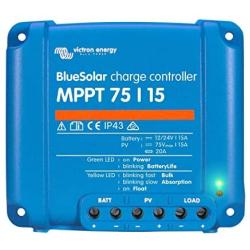 Victron BlueSolar 75/15 MPPT Charge Controller - 15 Amps / 75 Volts