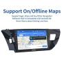 Dasaita 10.2'' Android 10.0 Head Unit with Carplay for Toyota Corolla 2014 2015 2016 2017 Car Stereo Touch Screen 1280x720 Support GPS Navigation Bluetooth Hands-Free Calling WiFi