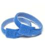 VELCRO Brand ONE-WRAP Bundling Strap – Reusable Fasteners for Keeping Cords and Cables Tidy - 5'' x 1/4'', 10 Ties, Blue