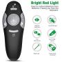 Wireless Presenter, EALNK 2.4GHz Wireless Presenter Remote Presentation USB Control PowerPoint PPT Clicker Support Mac